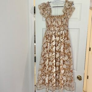 En Saison Floral Chiffon Dress
